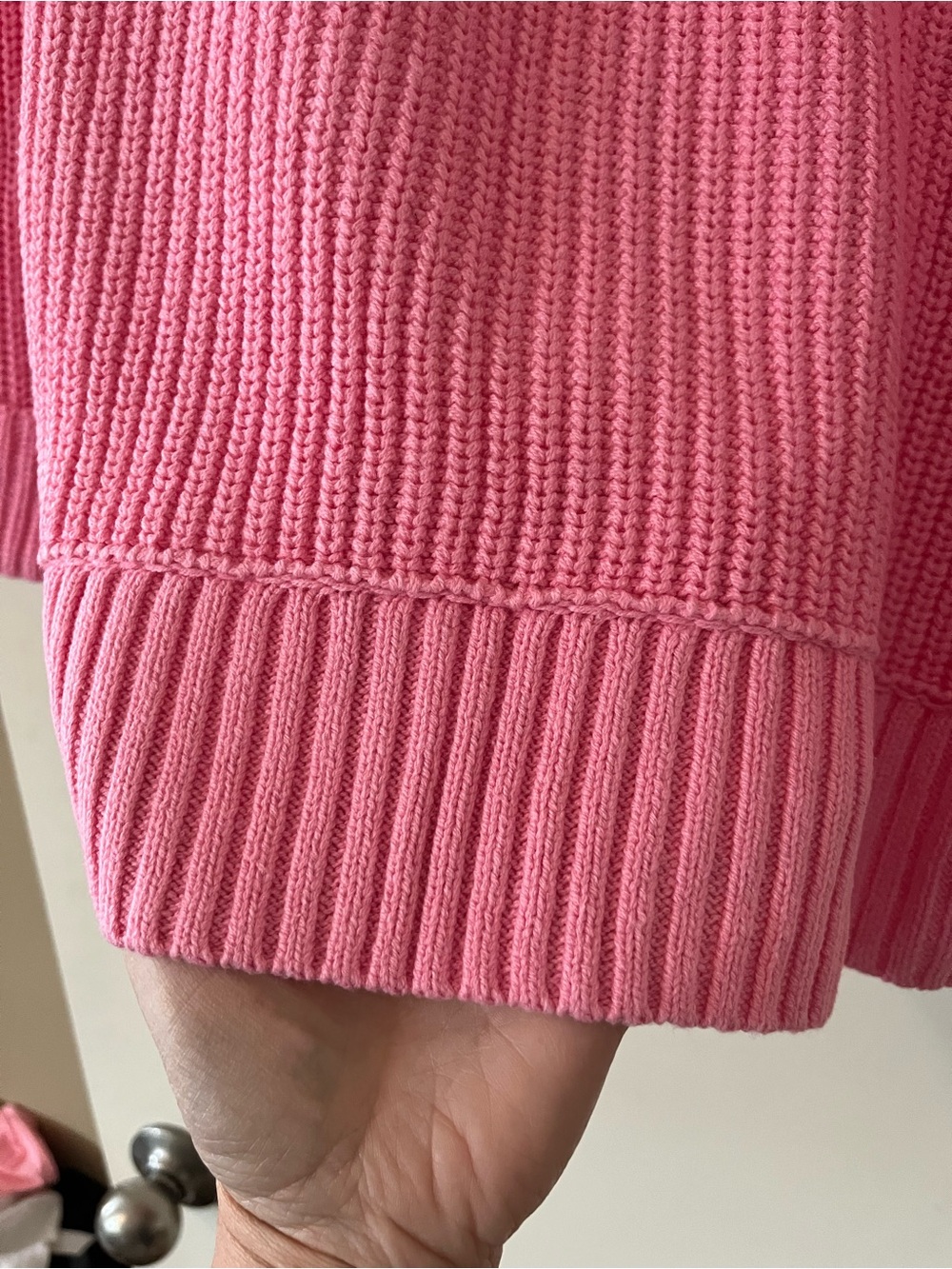 Lucky Brand Bubblegum Pink Crewneck Knit Sweater Women’s Size 2X - Picture 11 of 15